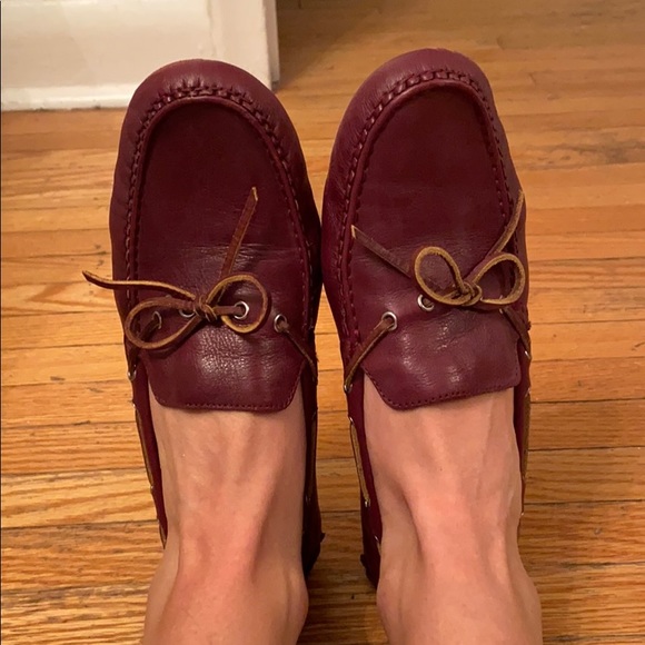 Maroon/dark pink Cole Haan (size 9) loafers - Picture 1 of 4